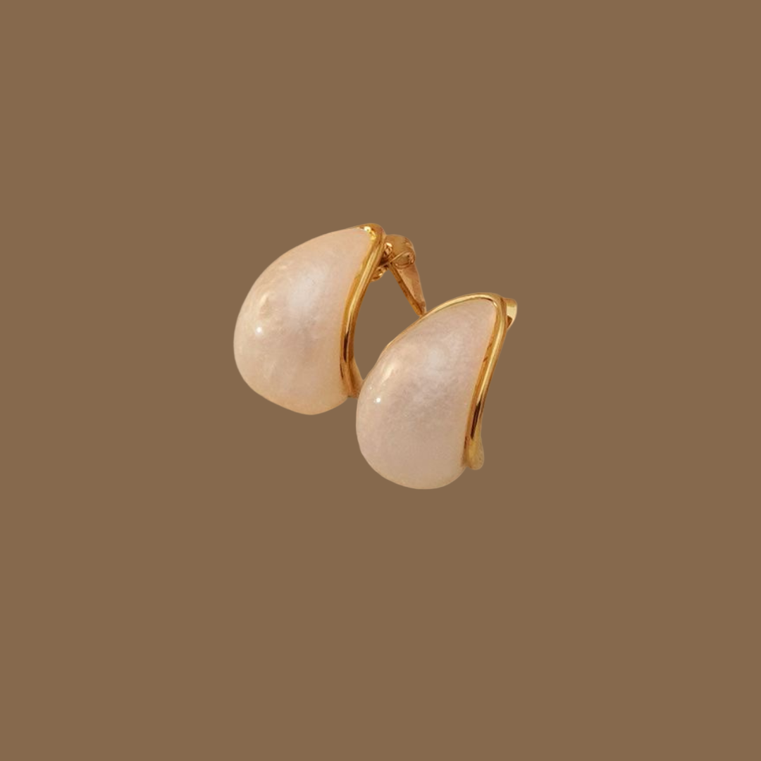 Teardrop Stud Earrings