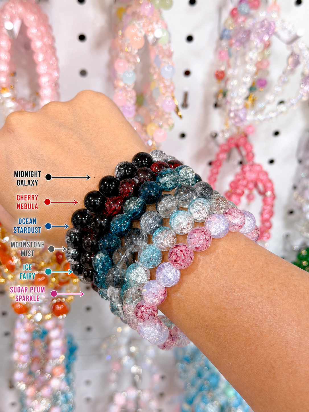 Dreamy Crystal Beaded Bracelets