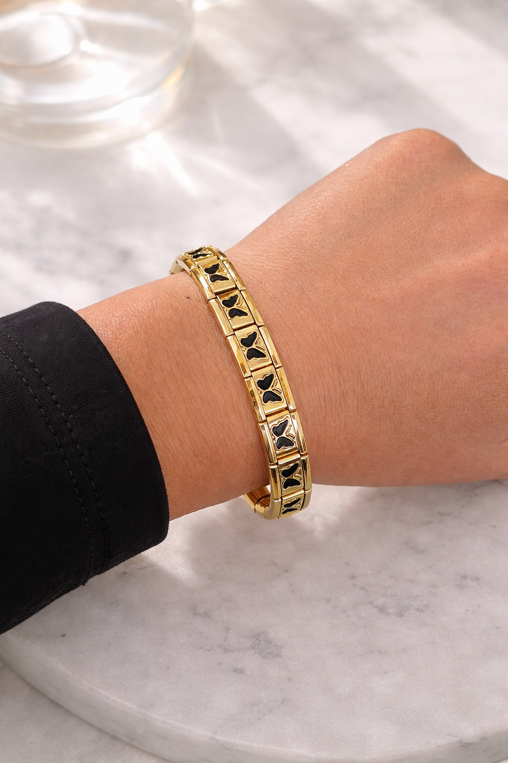 Black Butterfly Bracelet