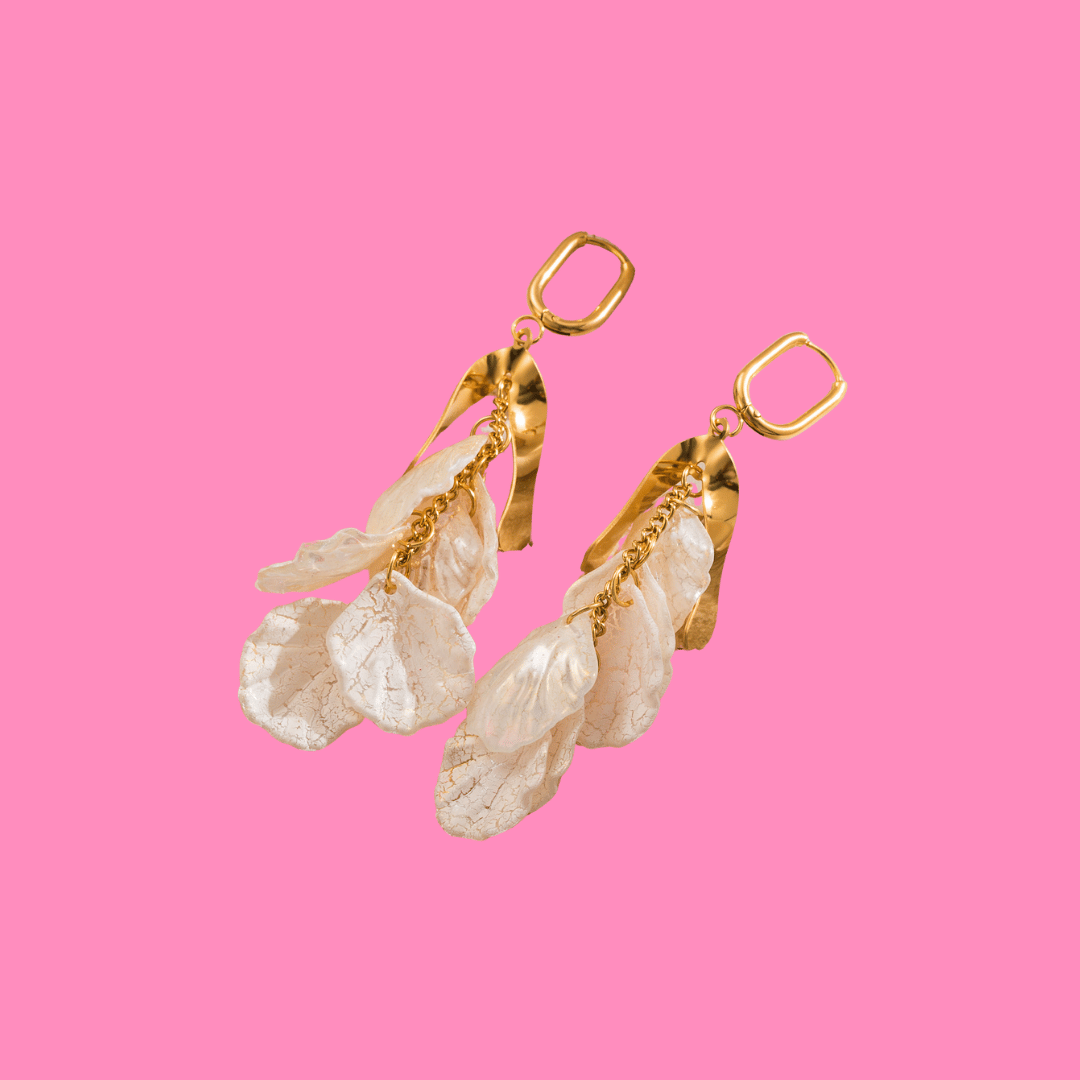 Dangling Petal Earrings