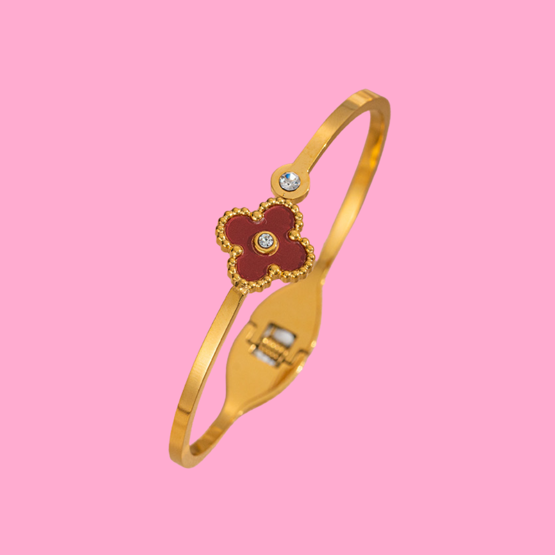 Starlit Clover Bangle ( 5 Colors )