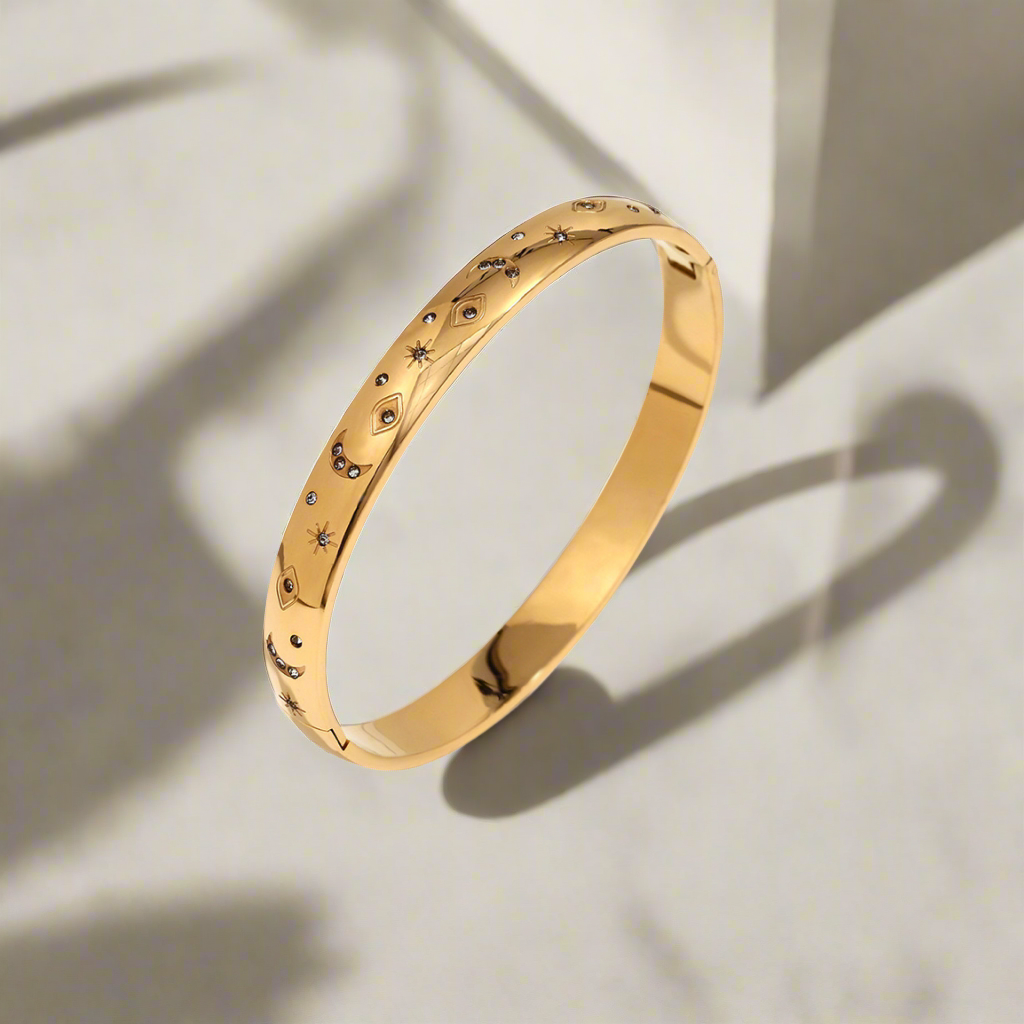 Cosmic Bangle Bracelet
