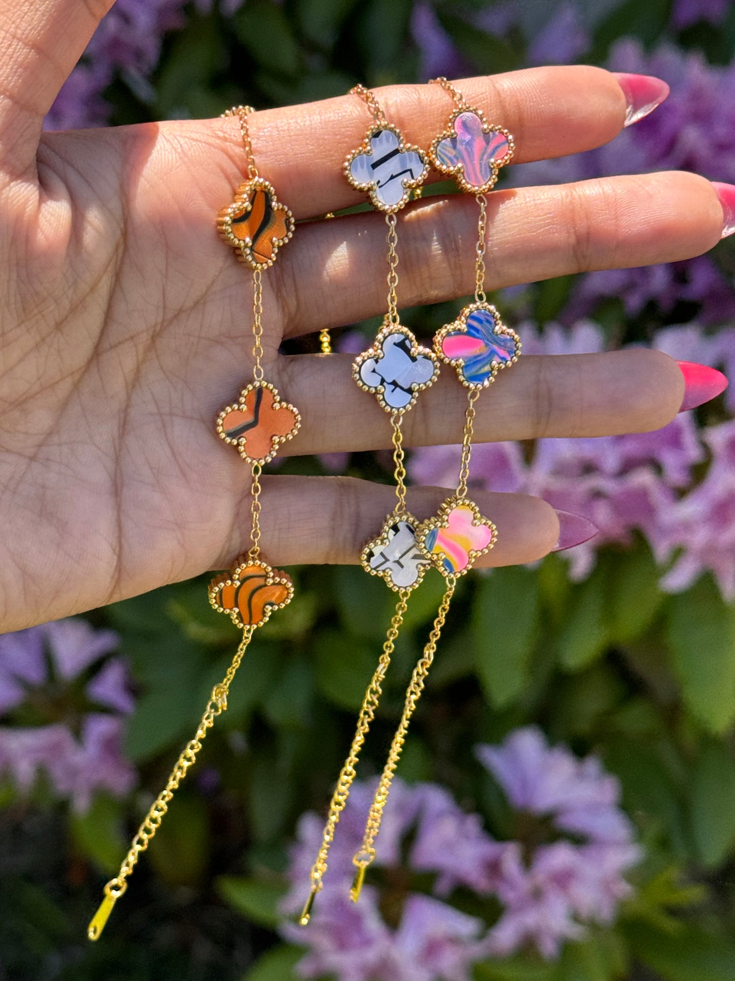 Tie Dye Lucky Charm Bracelet