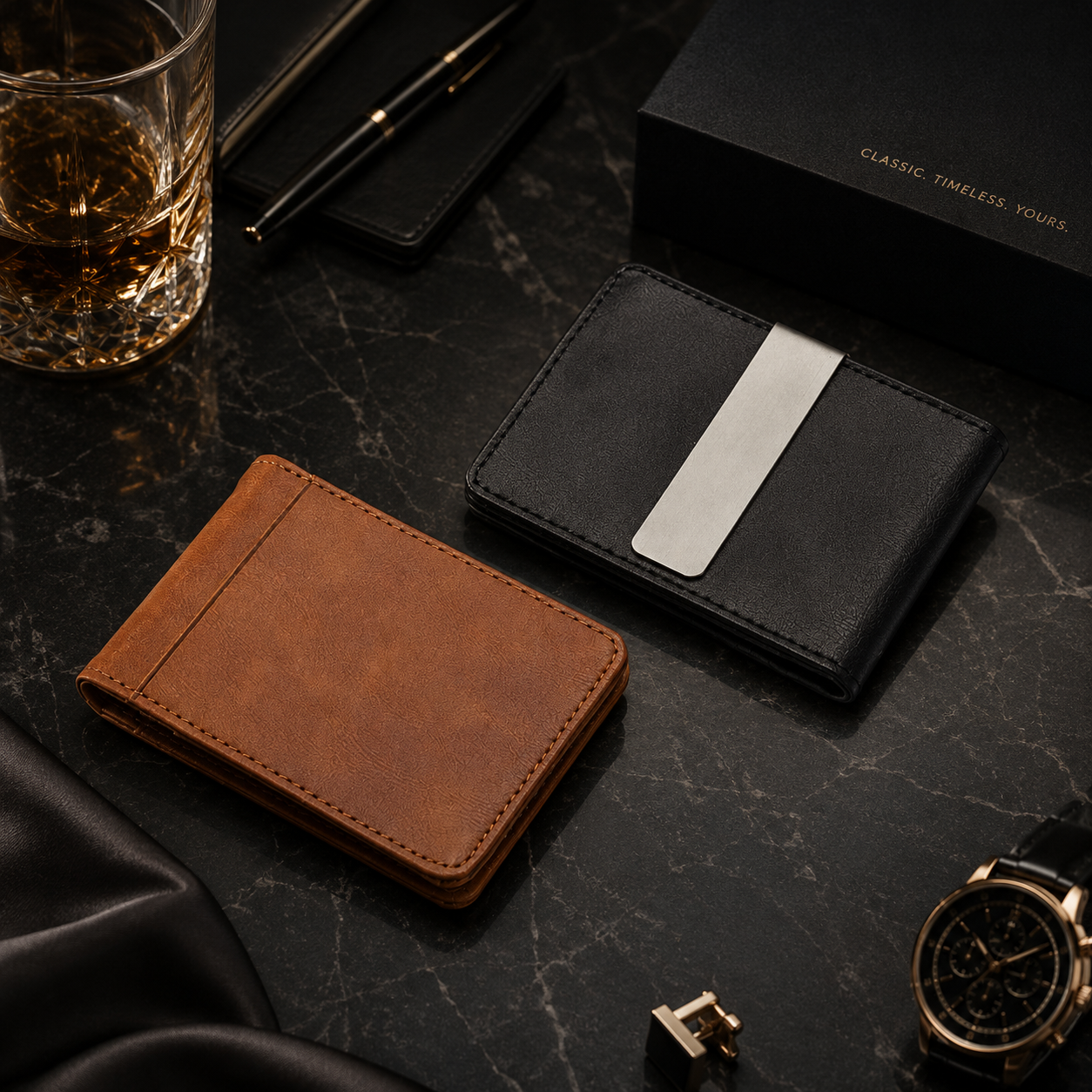 Legacy Money Clip Men's Wallet ( Available in 2 colors )