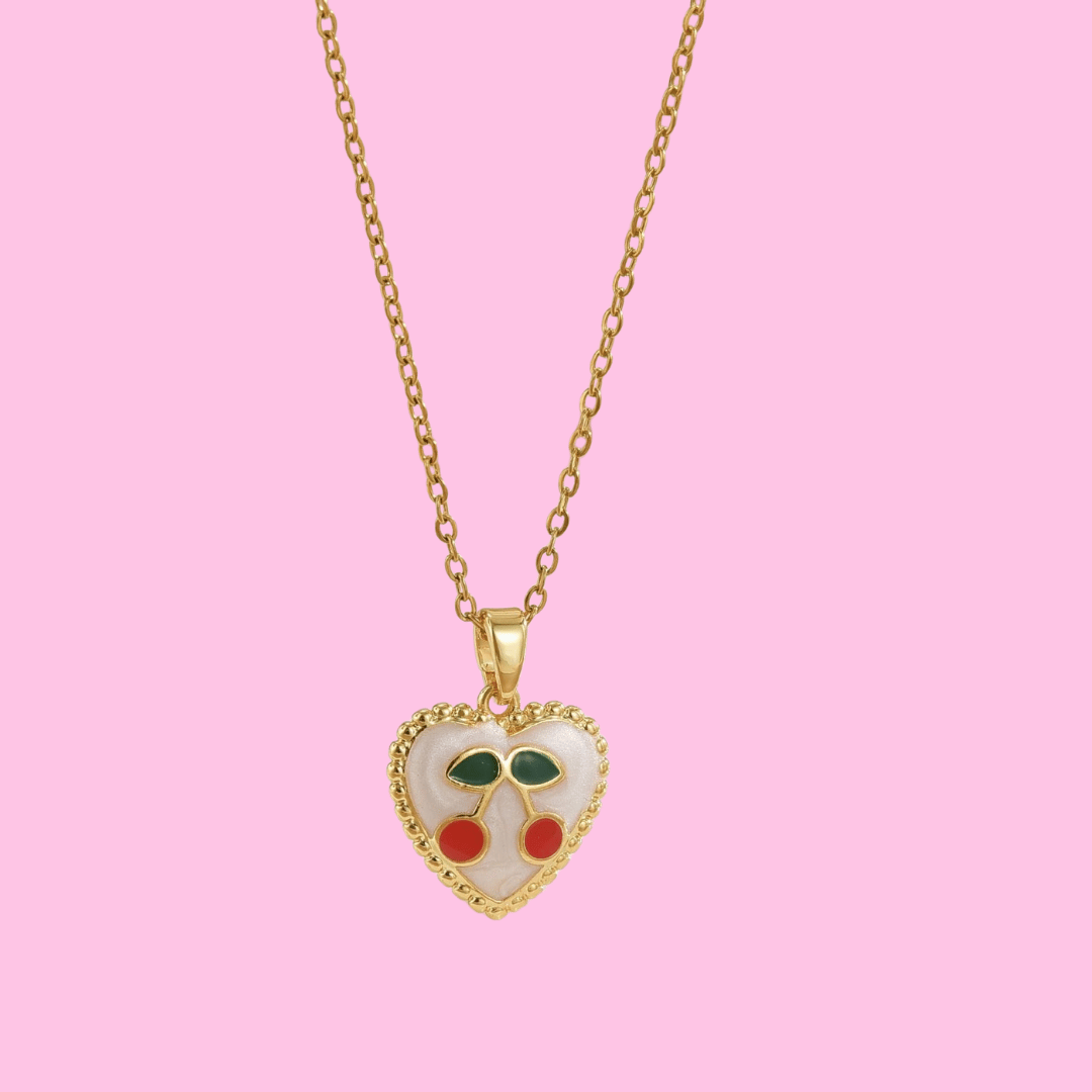 Cherry Pearl Necklace