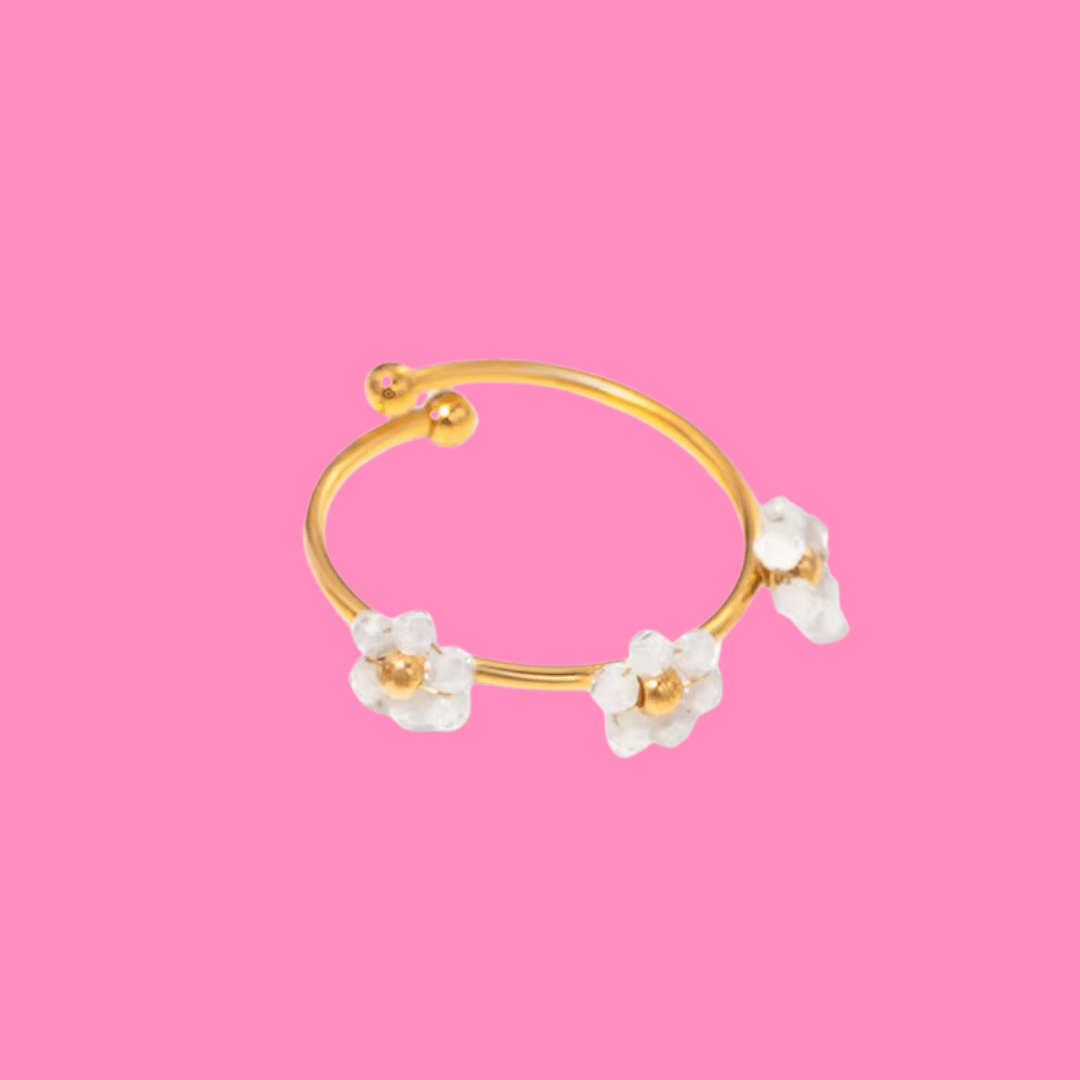 Daisy Dream Flower Ring ( Adjustable ) | B-268