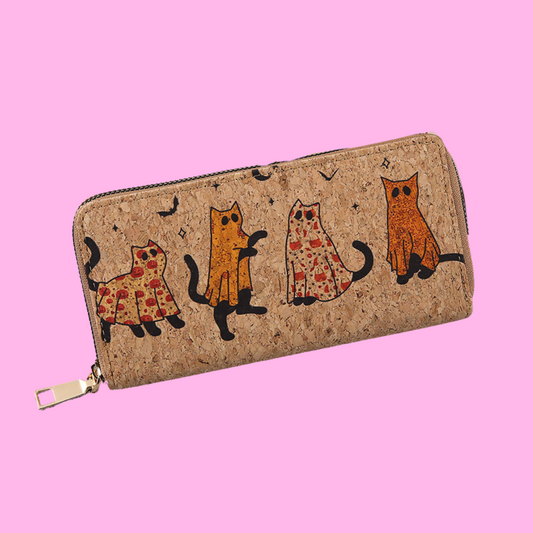 Ghost Cat Long Wallet