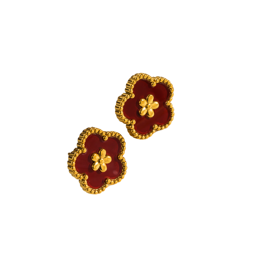 Fortune Stud Earrings - Tarnished Resistant