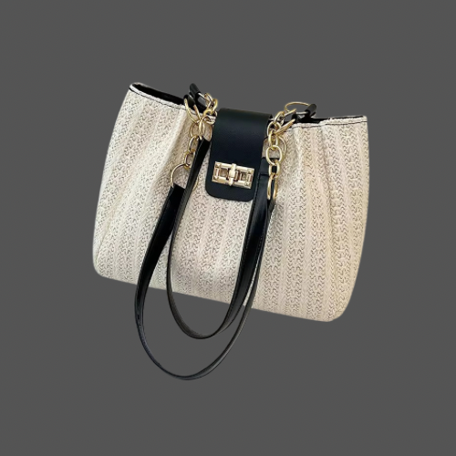 Knit Woven Handbag