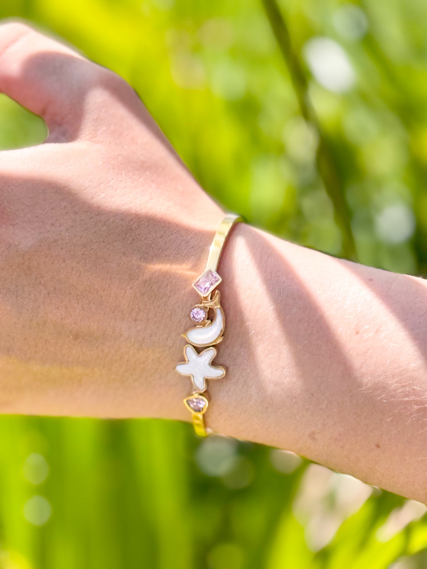 Dolphine & Starfish Bangle