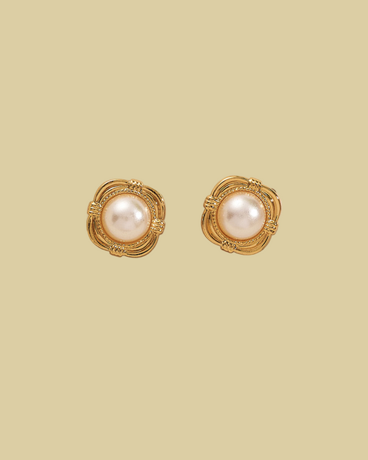 Grace Pearl Stud Earrings