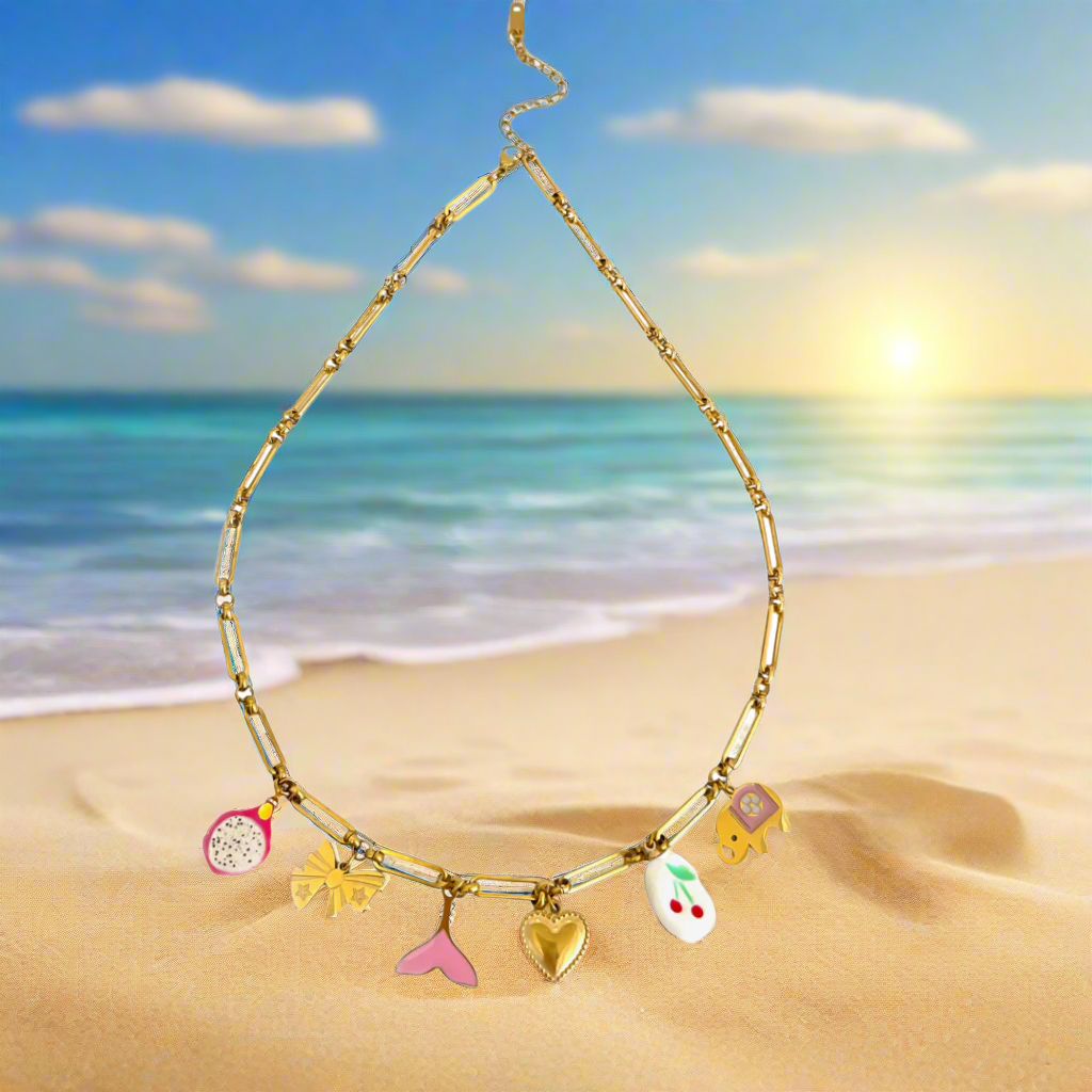 Iconic Charm Necklace - Tarnished Resistant
