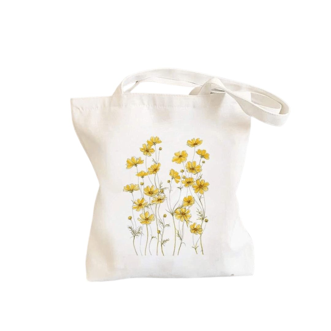 Flower Tote Bags