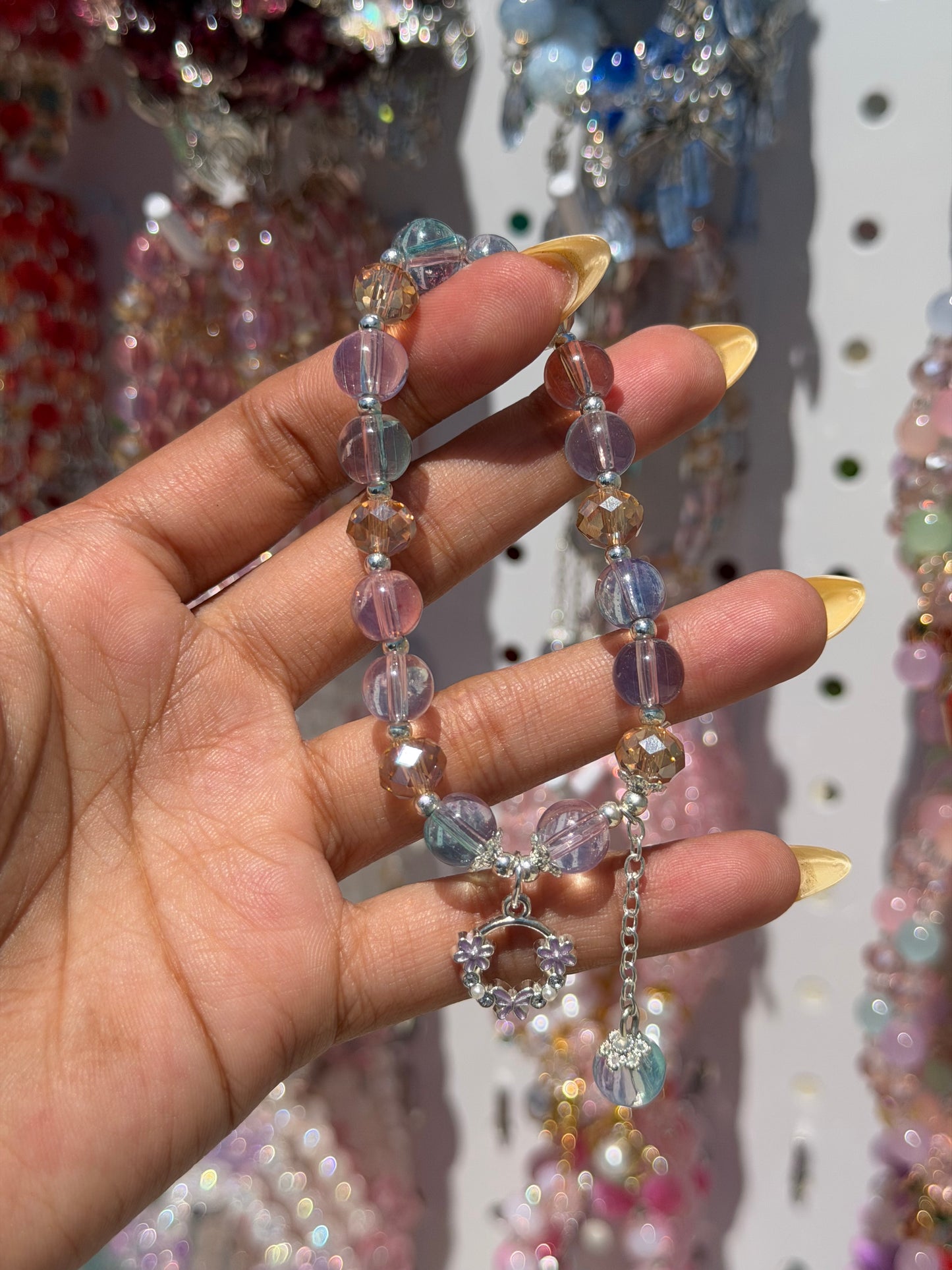 Ethereal Lucky Charm Beaded Bracelet