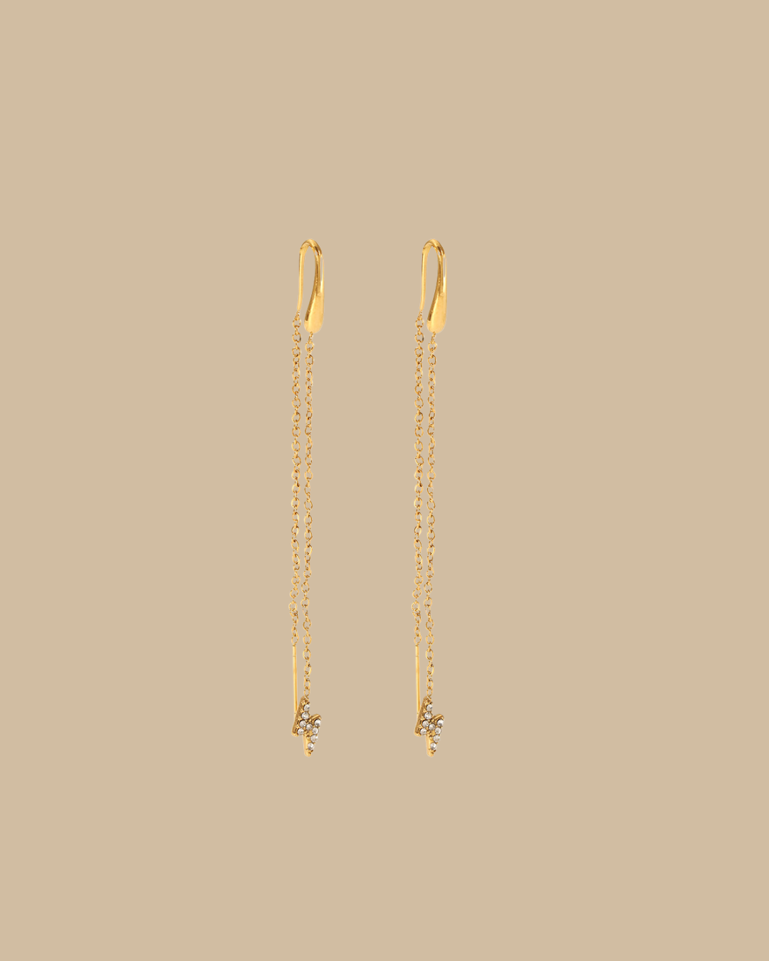Stardust Dangle Threader Drop Earrings