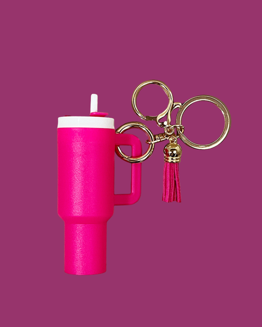 Mini Cup Bag Charms ( 6 Colors )