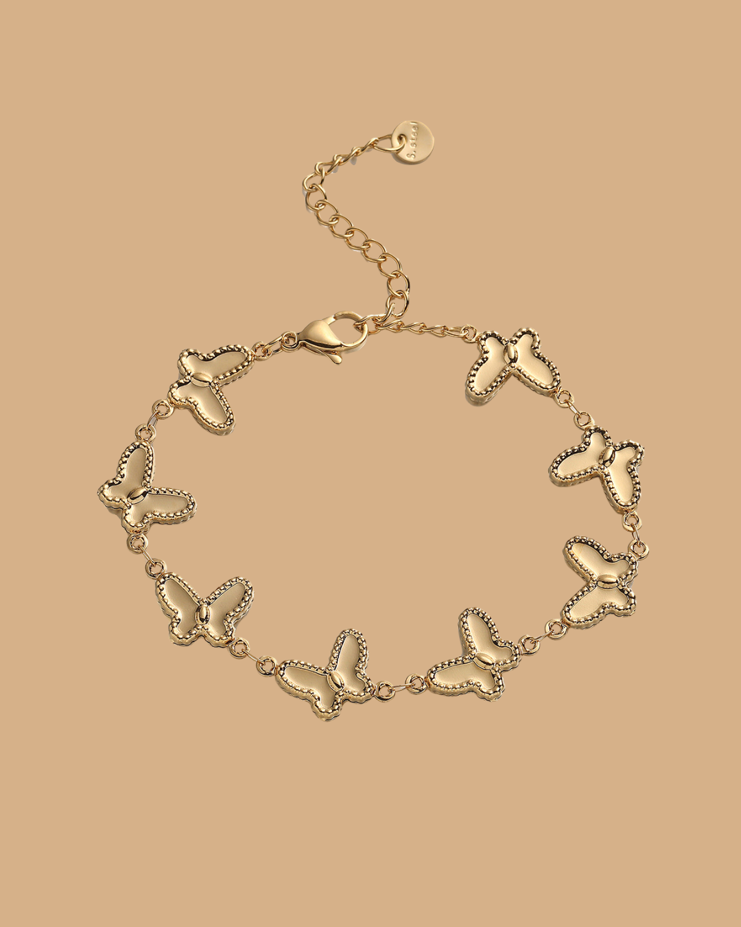 Butterfly Link Bracelet ( Gold & Silver )
