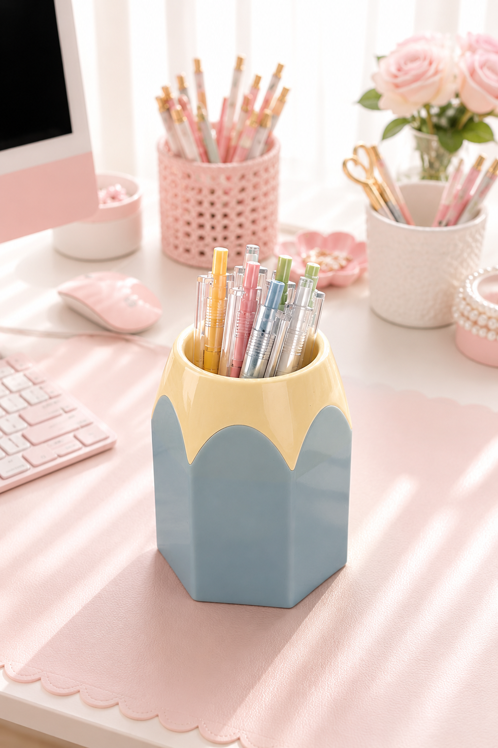 Pencil Pen Holder ( 4 colors available )