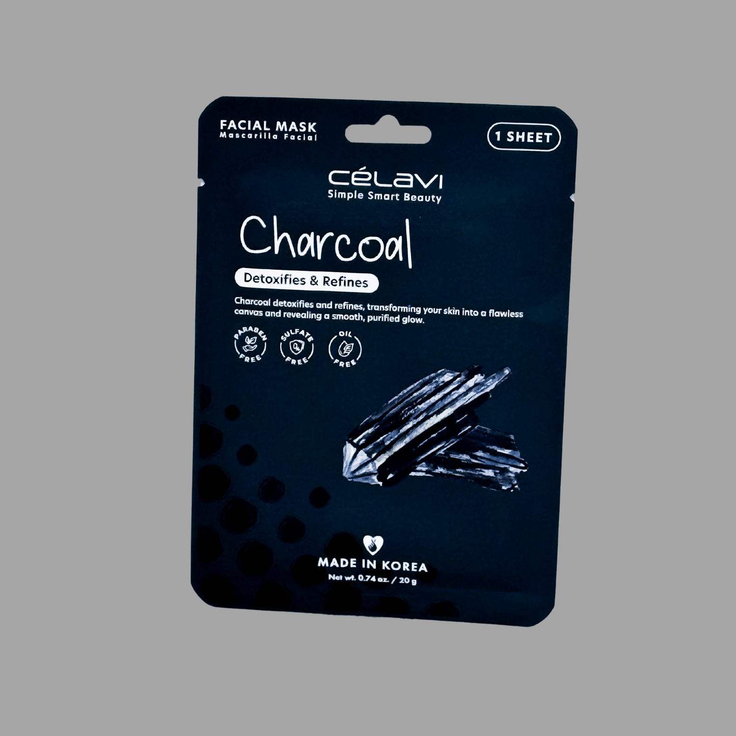 Celavi Charcoal Sheet Mask