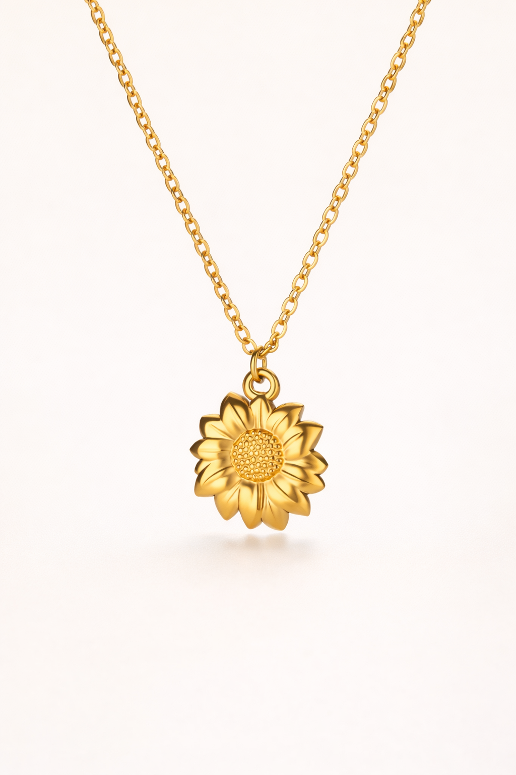 Golden Sunflower Necklace
