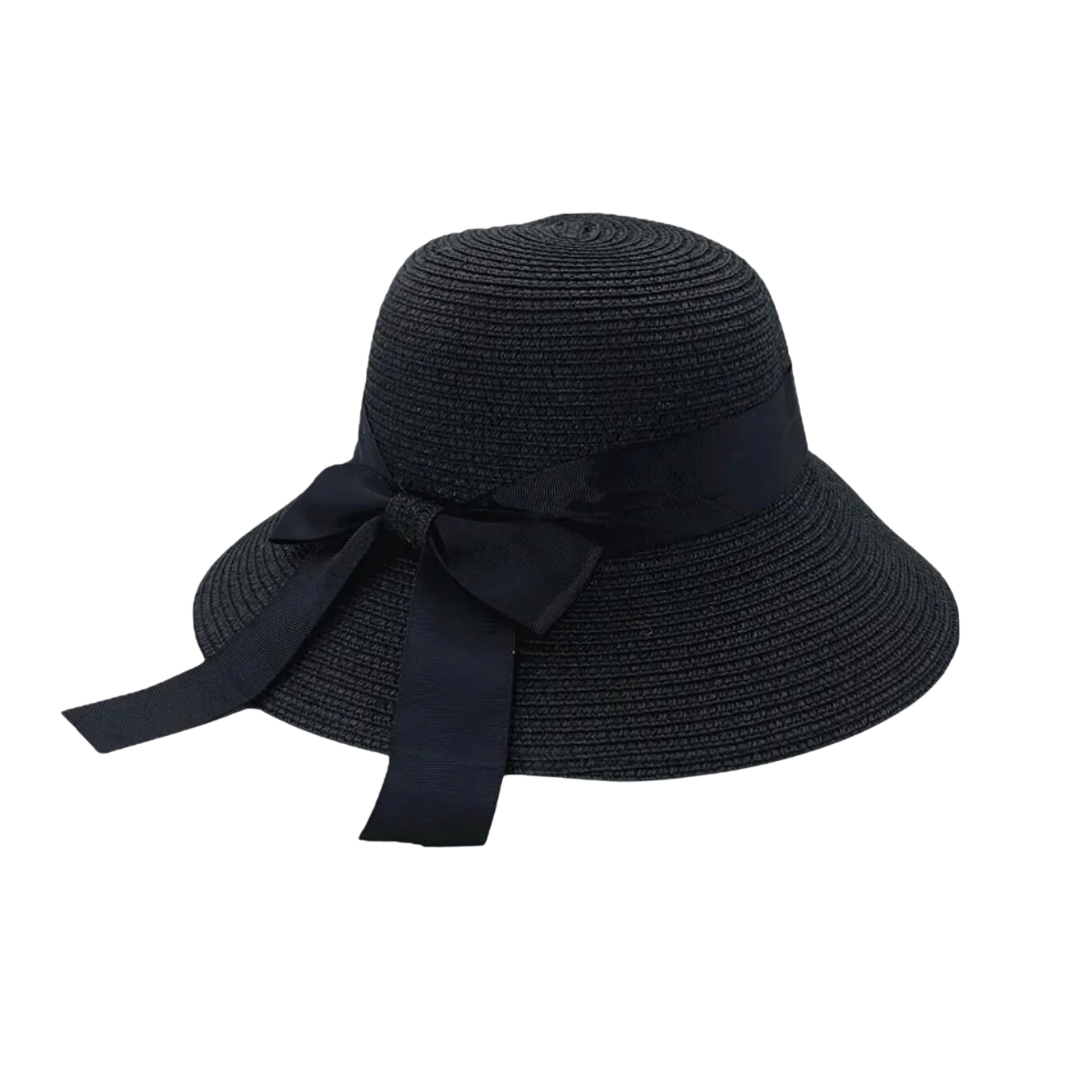 Straw Large Bow Hats