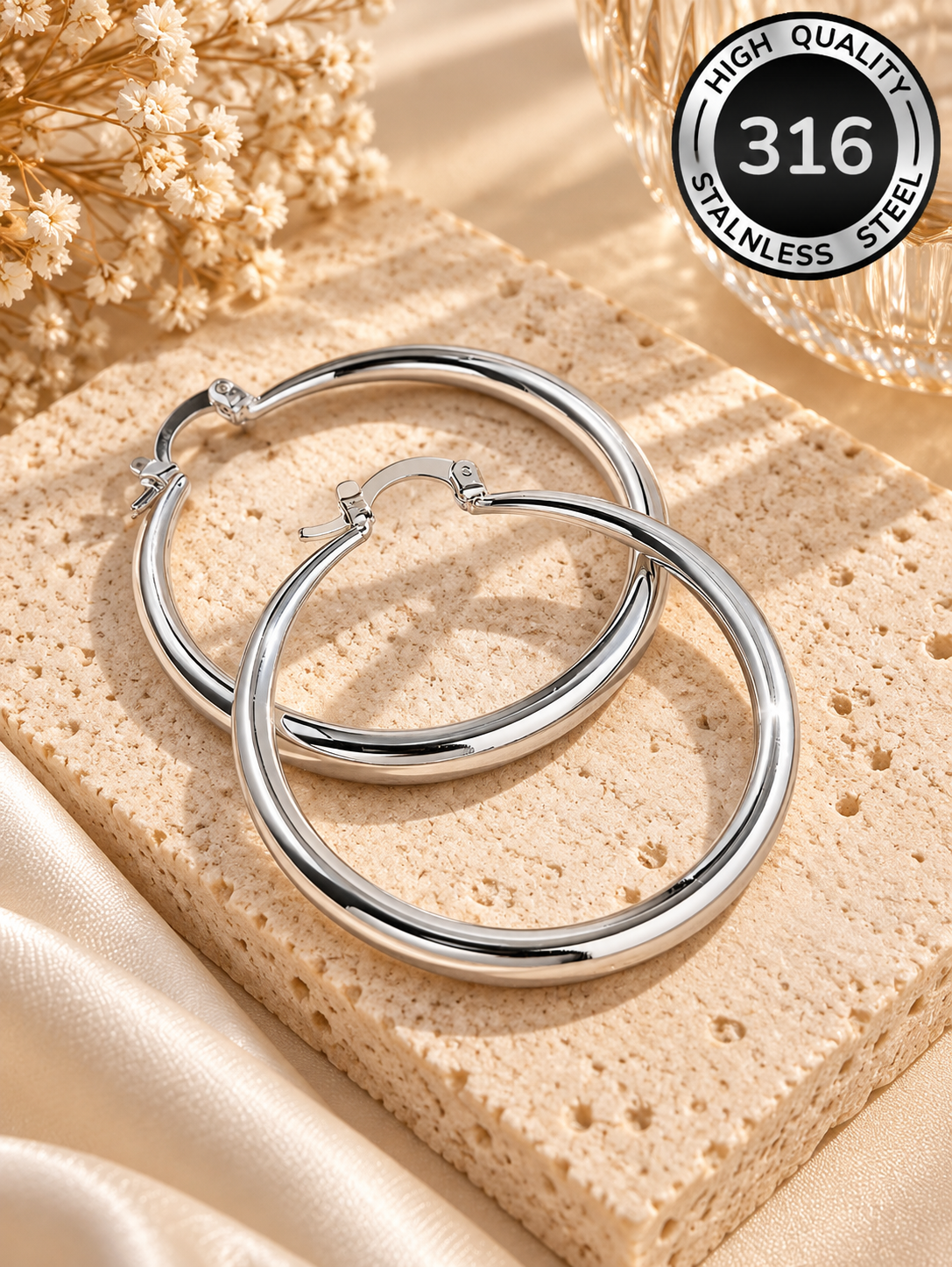 The Ava Classic Hoop Earrings