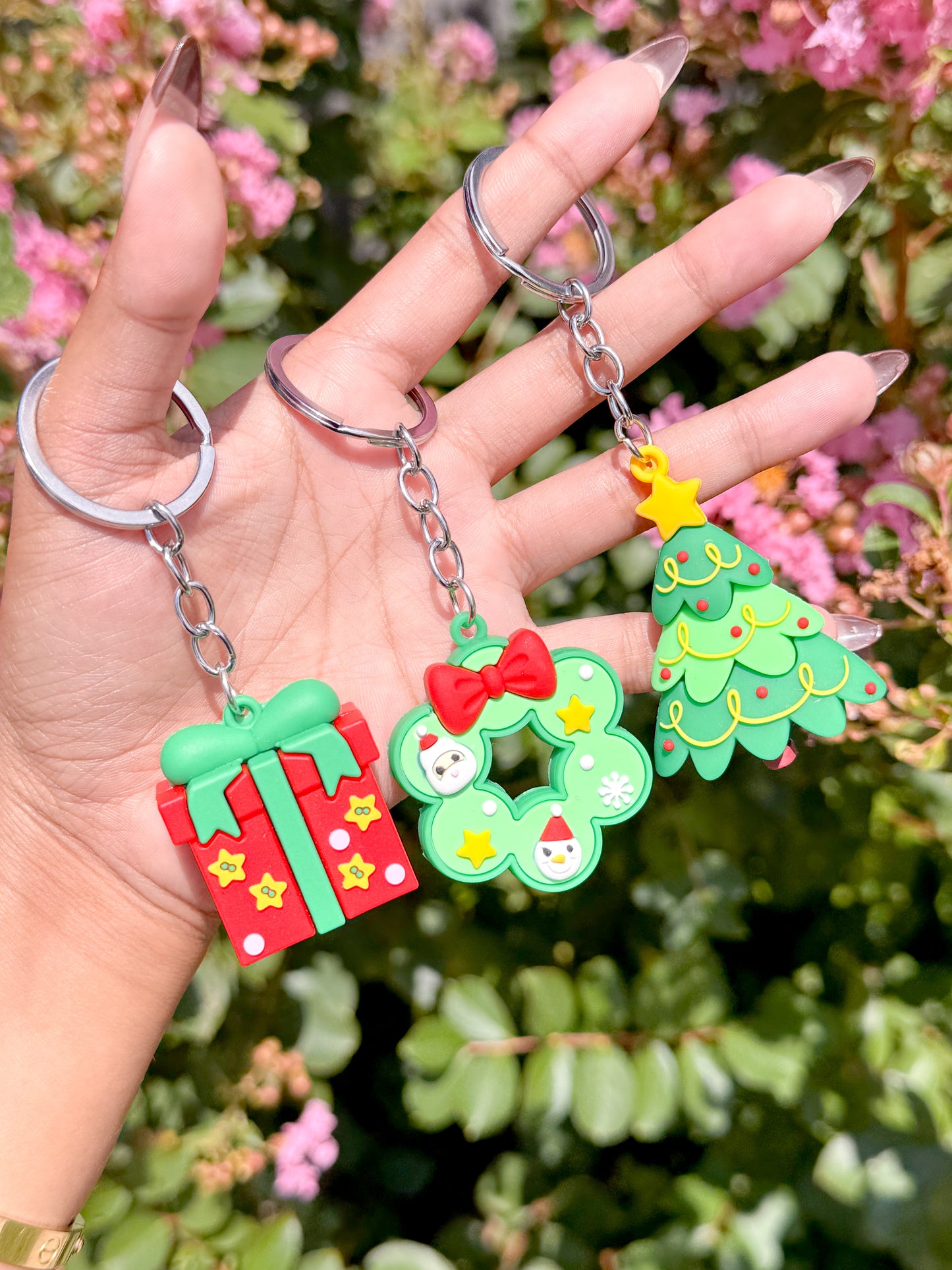 Christmas Keychains ( 4 Styles Available )