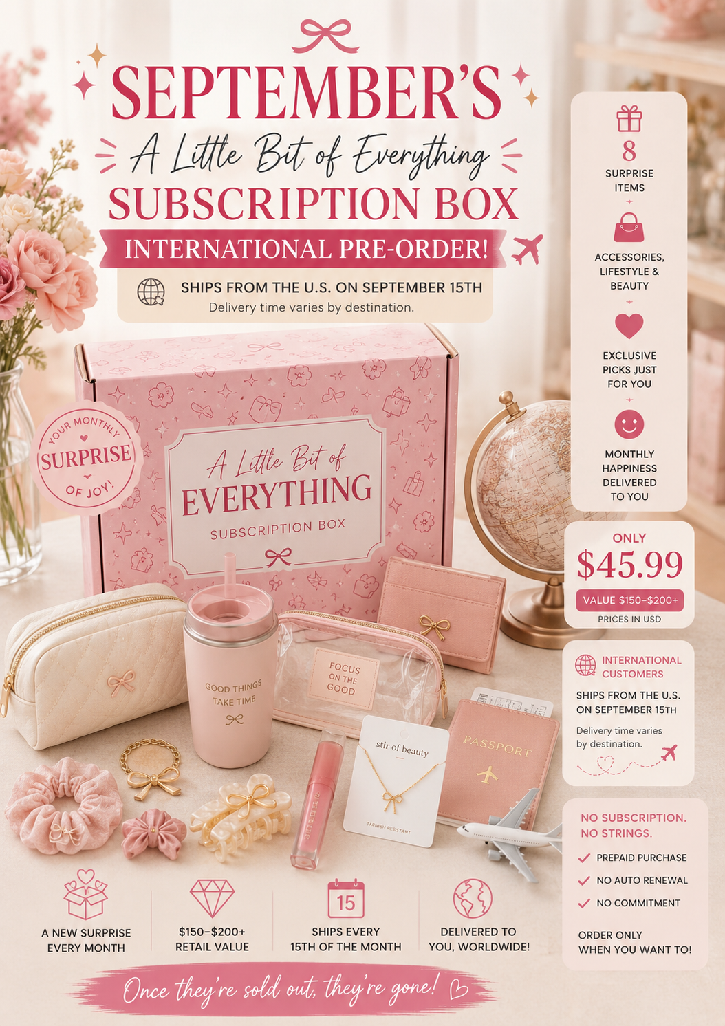 š SEPTEMBERāS āA LITTLE BIT OF EVERYTHINGā BOX ā INTERNATIONAL PRE-ORDER! š Ships from the U.S. on September 15th š¦āļø