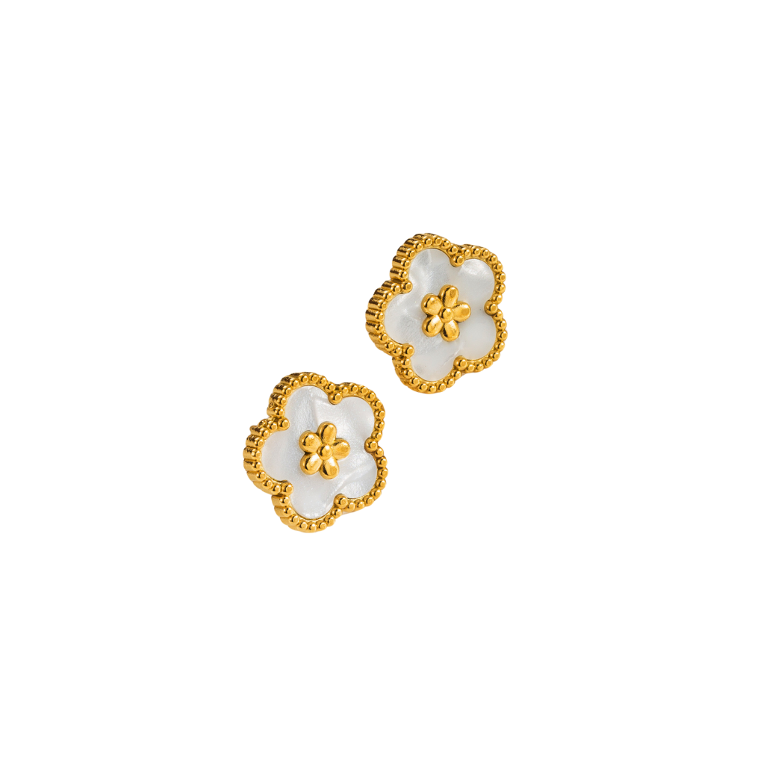 Fortune Stud Earrings - Tarnished Resistant