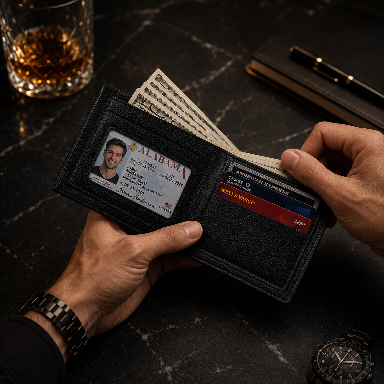 Kingston Bifold Mens Wallet