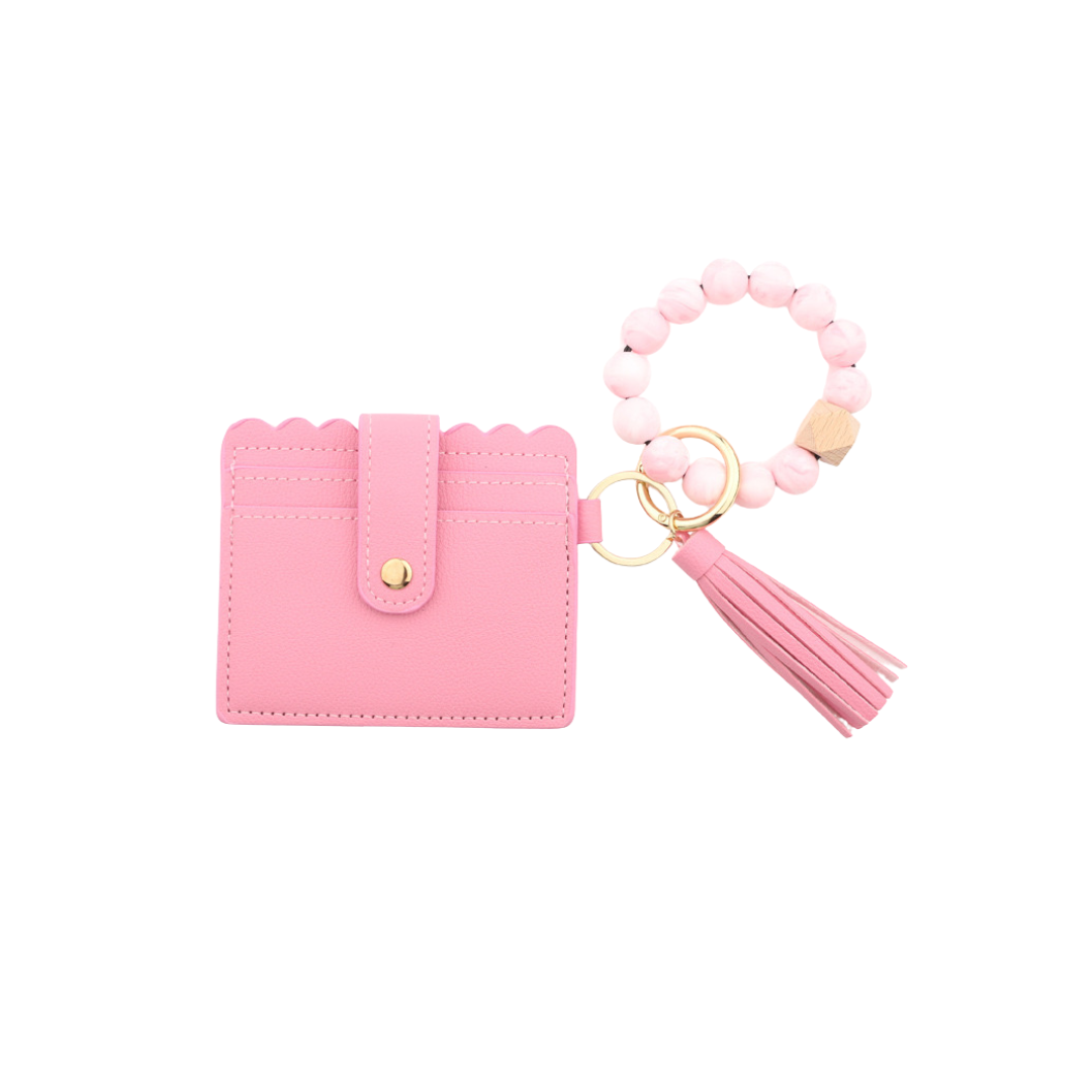 Pink Bracelet Card Holder