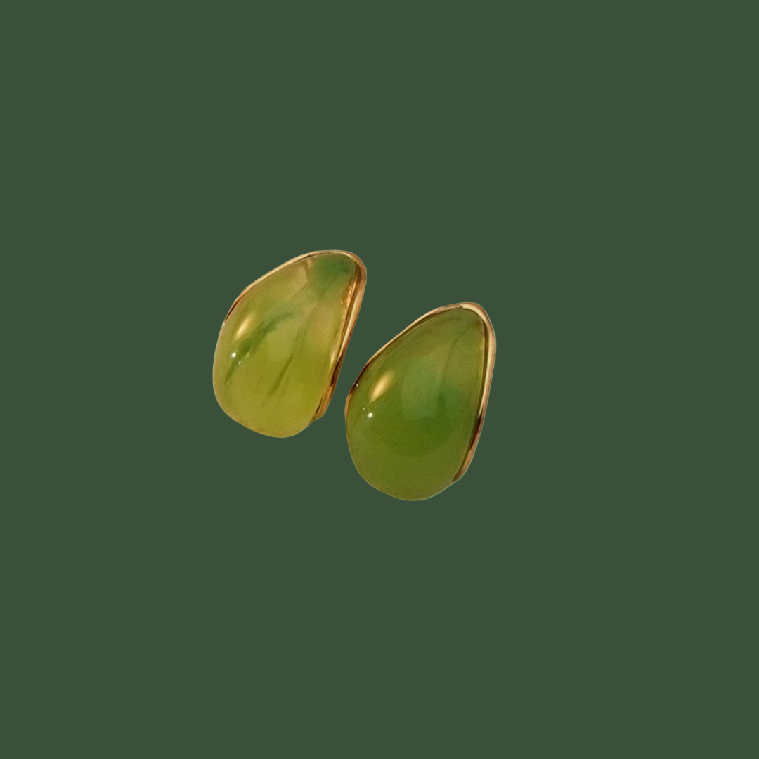 Teardrop Stud Earrings