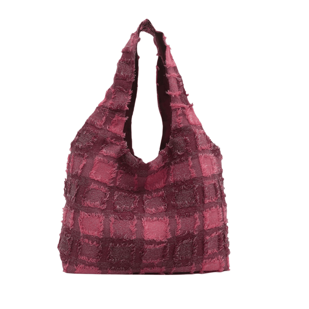 Frayed Edge Hobo Bags ( 2 Colors Available )