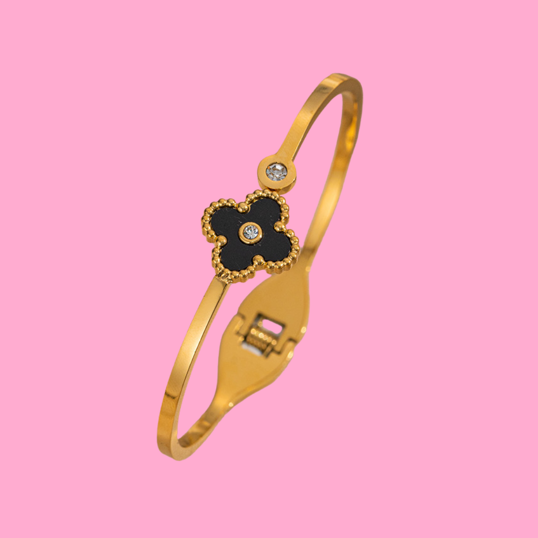 Starlit Clover Bangle ( 5 Colors )