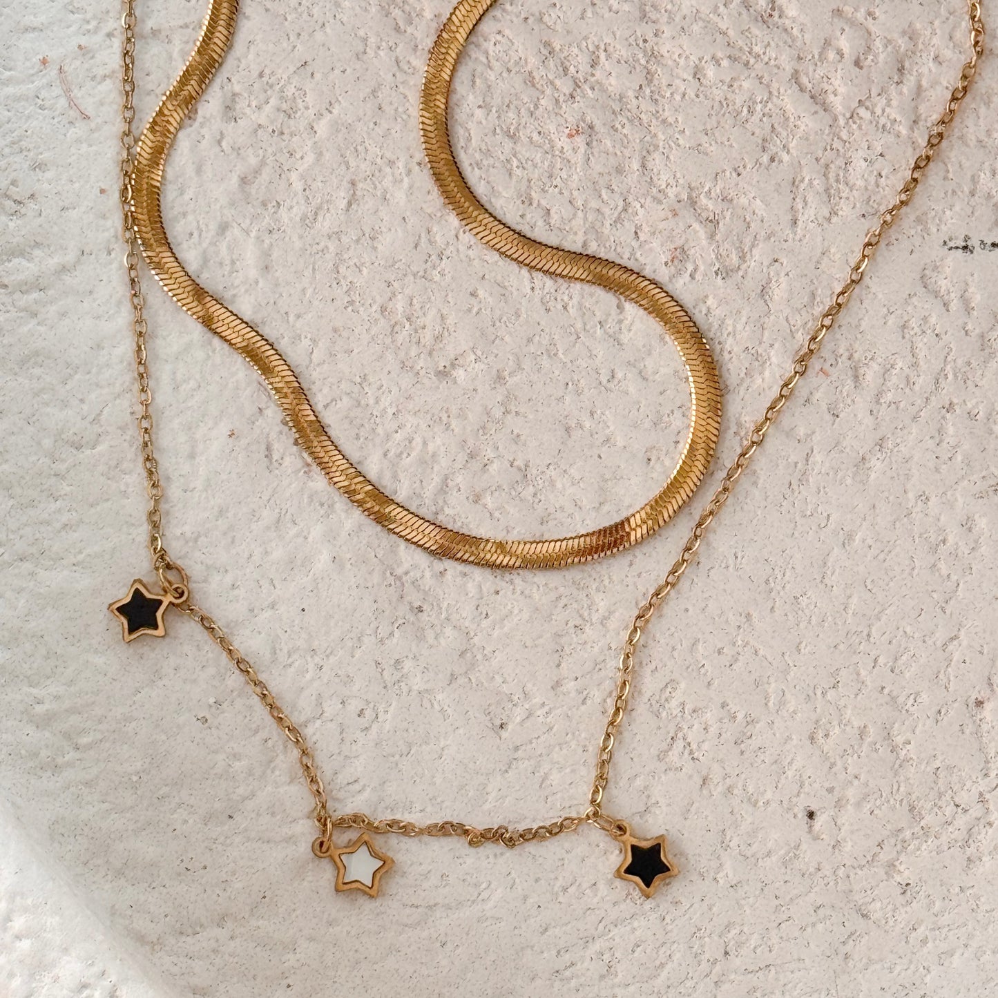 Wish upon a star layered Necklace