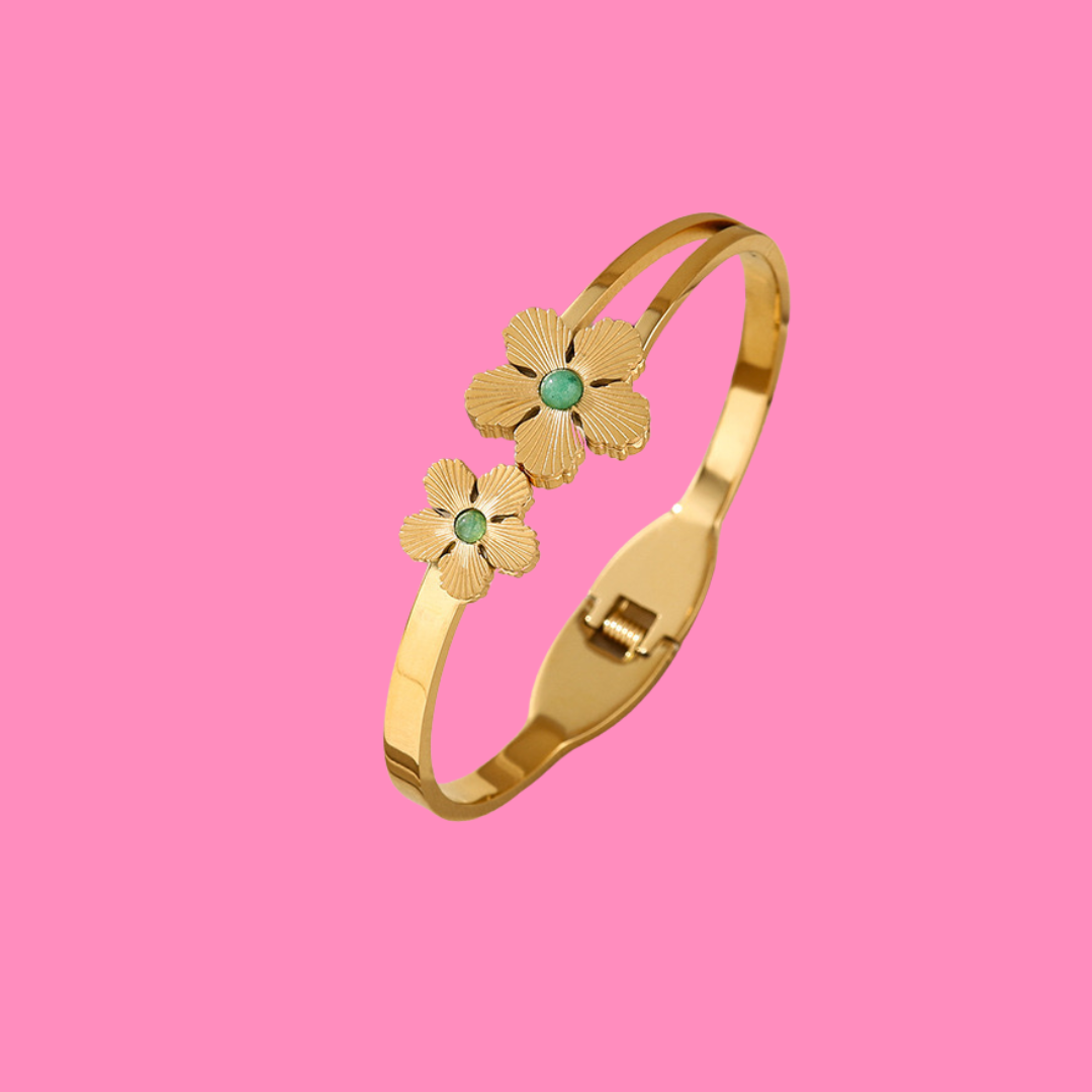 Twin Daisy Bangle