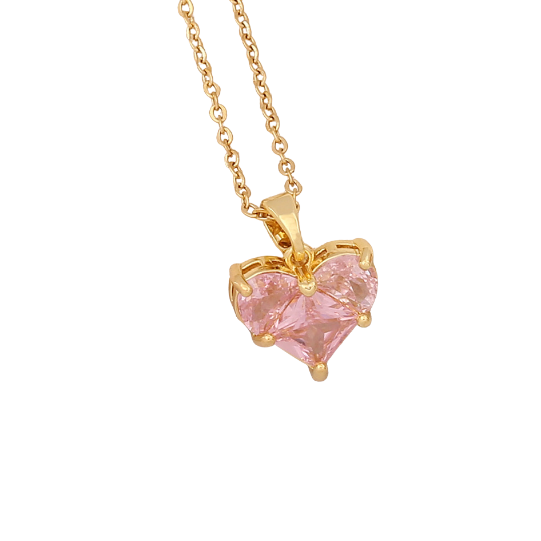 Blush Heart Necklace