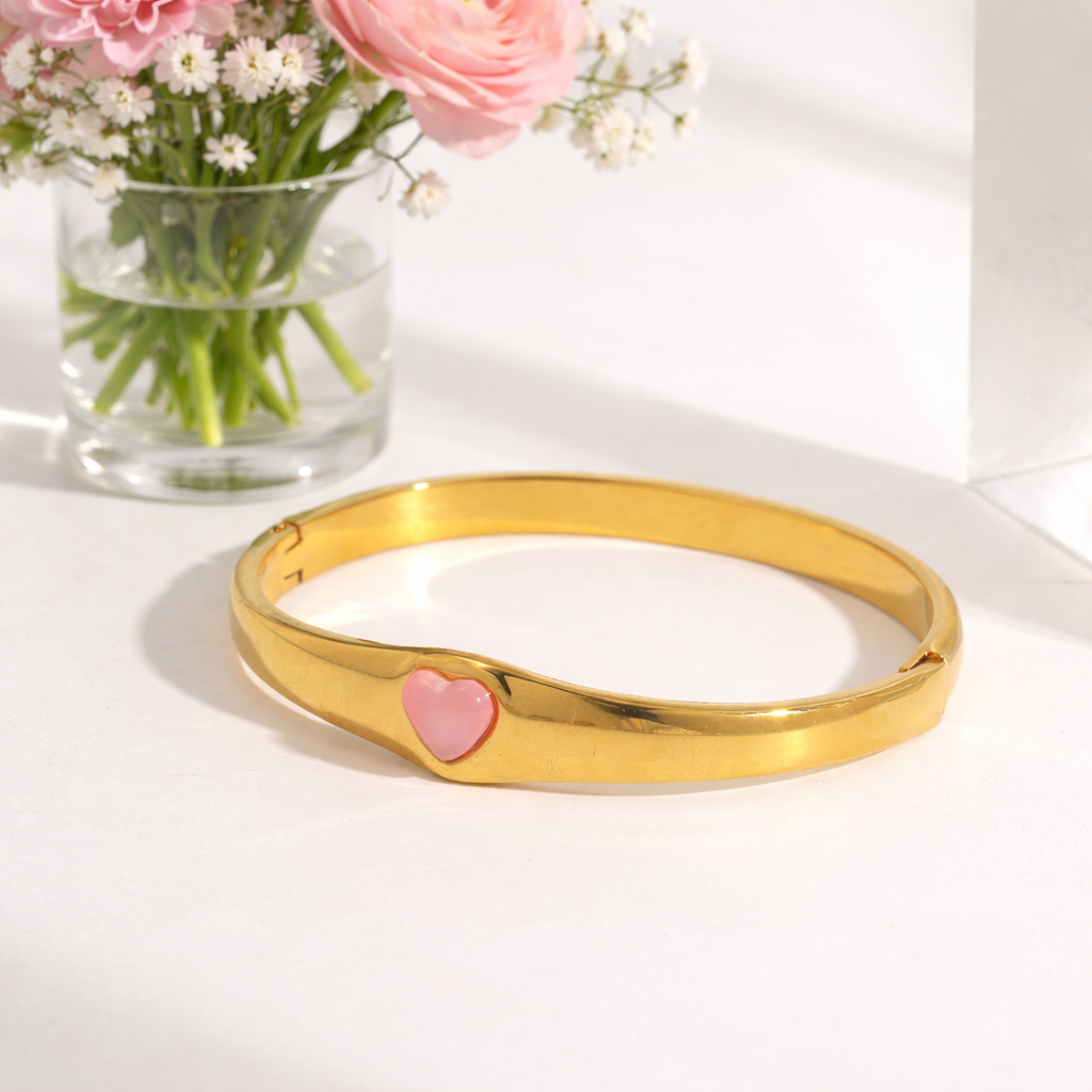 Rosalie Heart Bangle