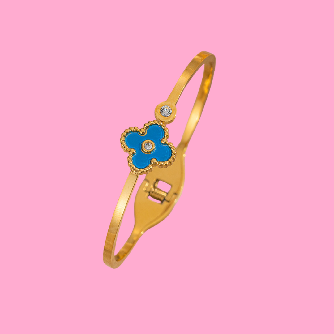 Starlit Clover Bangle ( 5 Colors )
