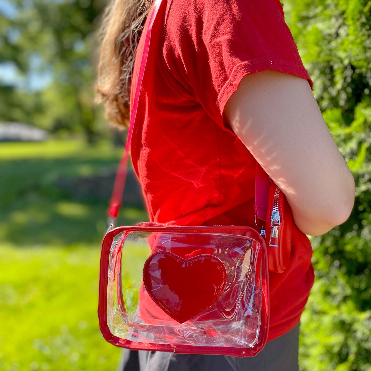 Clear Love Crossbody Bag