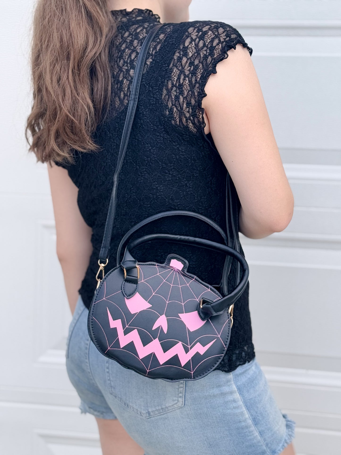 Spooky Pumpkin Crossbody Bag