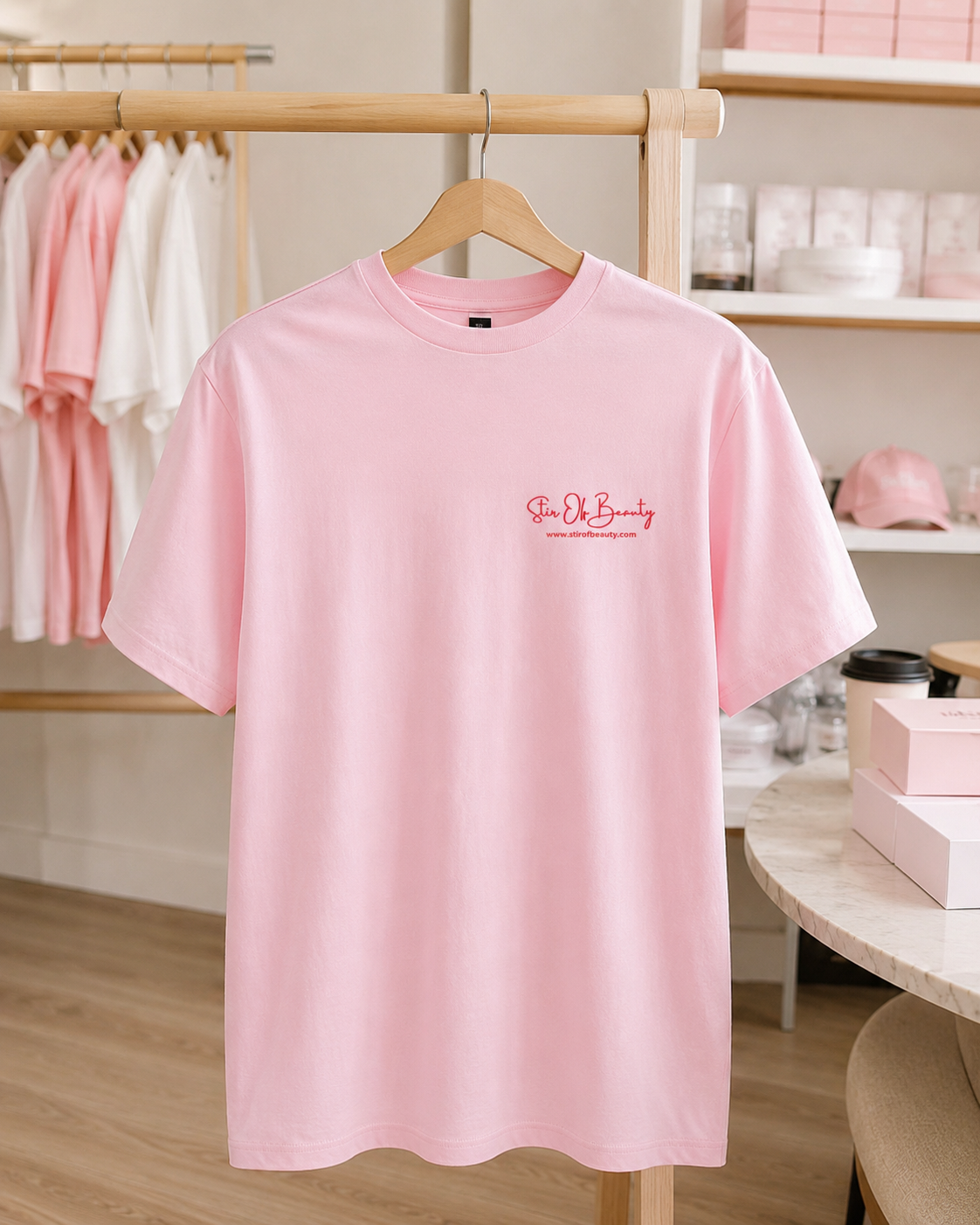 The Stir of Beauty Signature Bow Tee