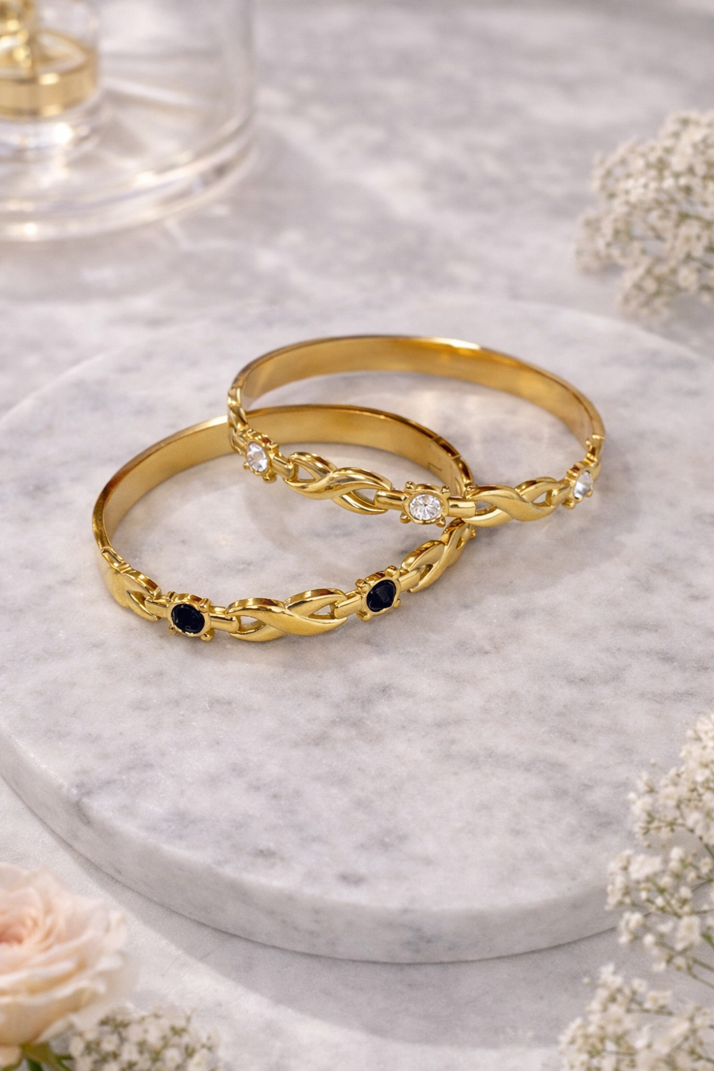 Aurora Twist Bangle Bracelet