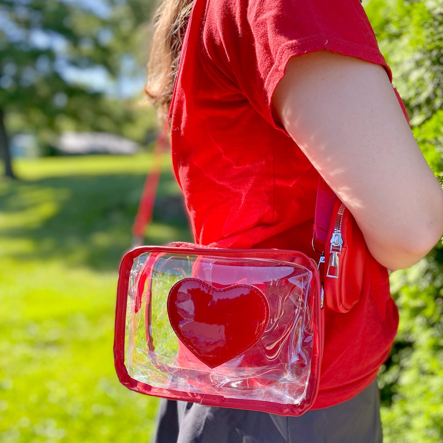Clear Love Crossbody Bag