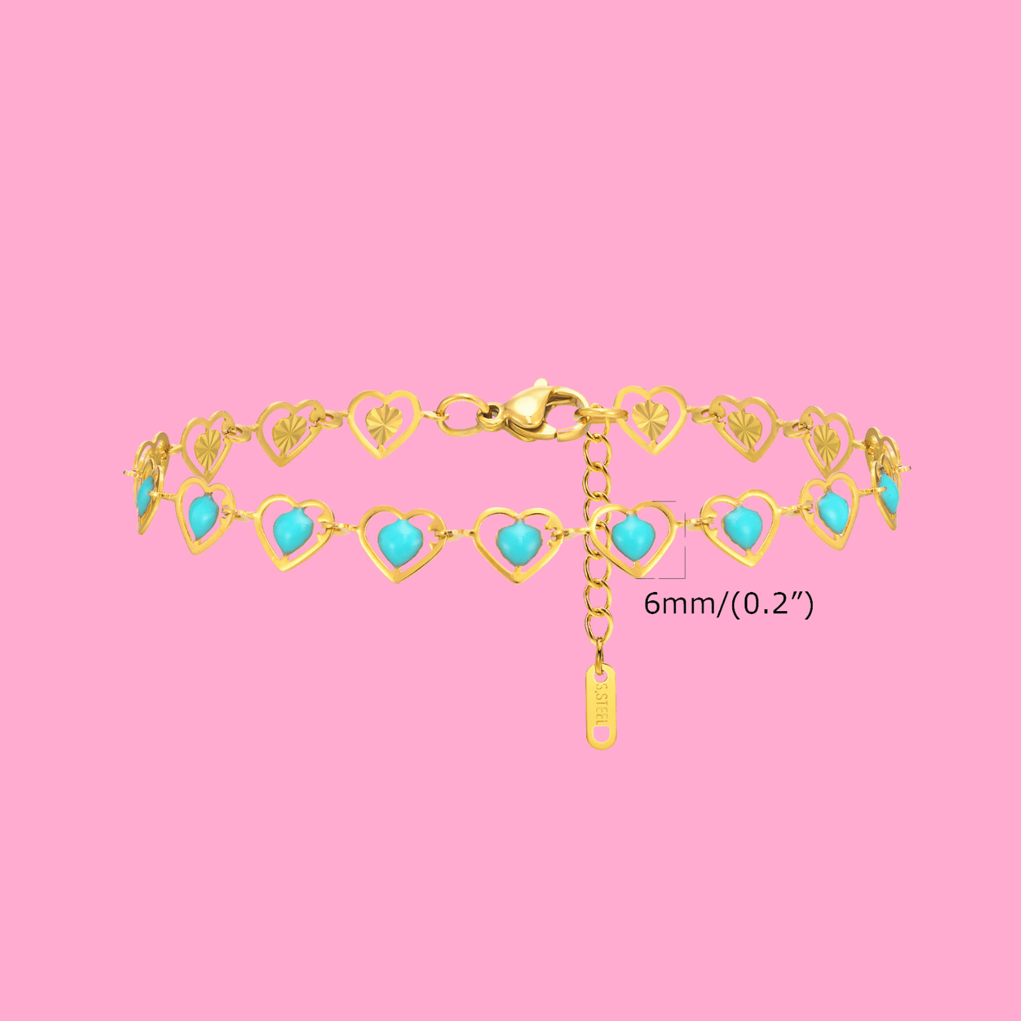 Candy Hearts Bracelet