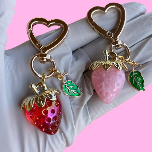 Strawberry Bag Charms