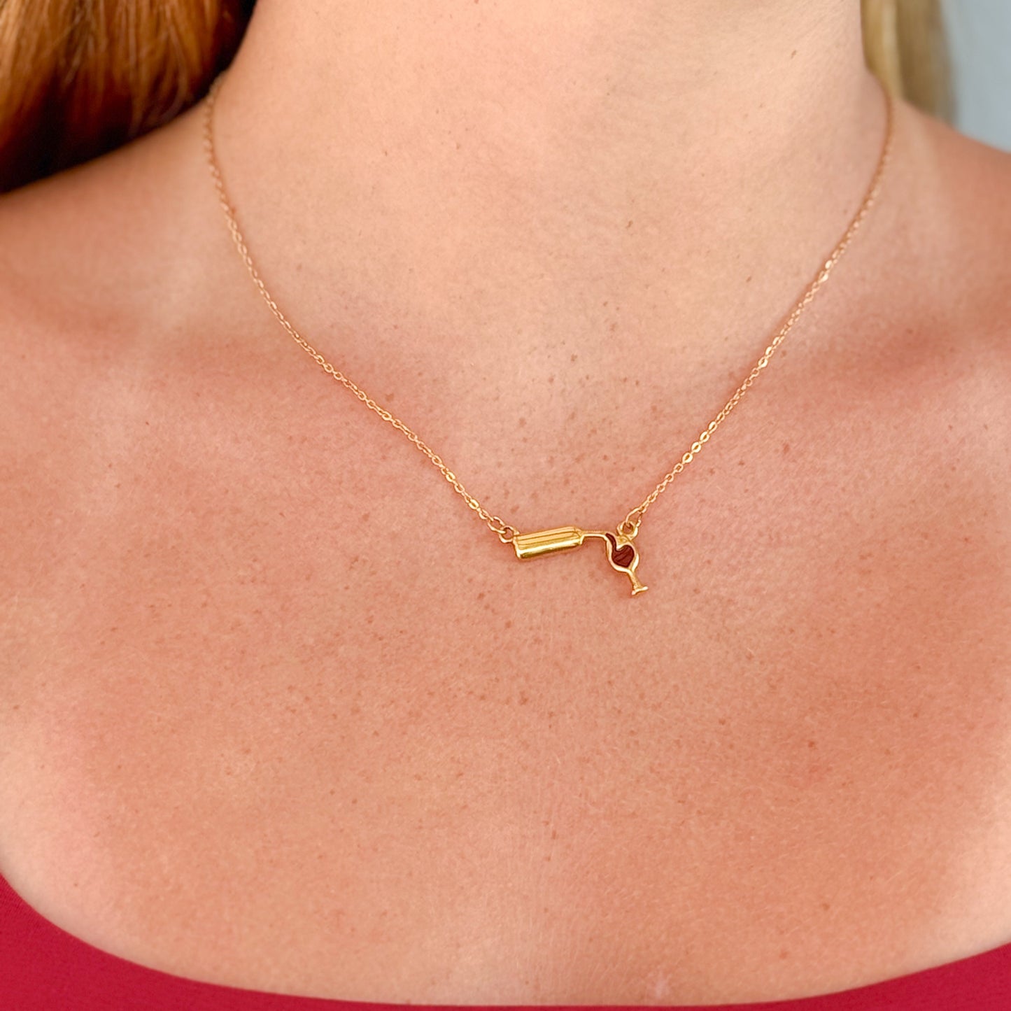 Wine Bottle Necklace