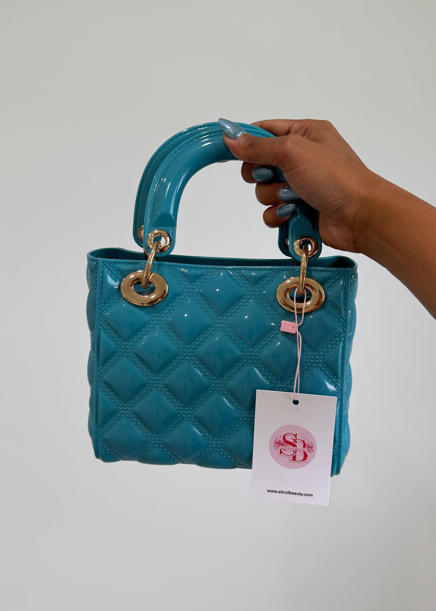 Blue Lagoon Jelly Handbag