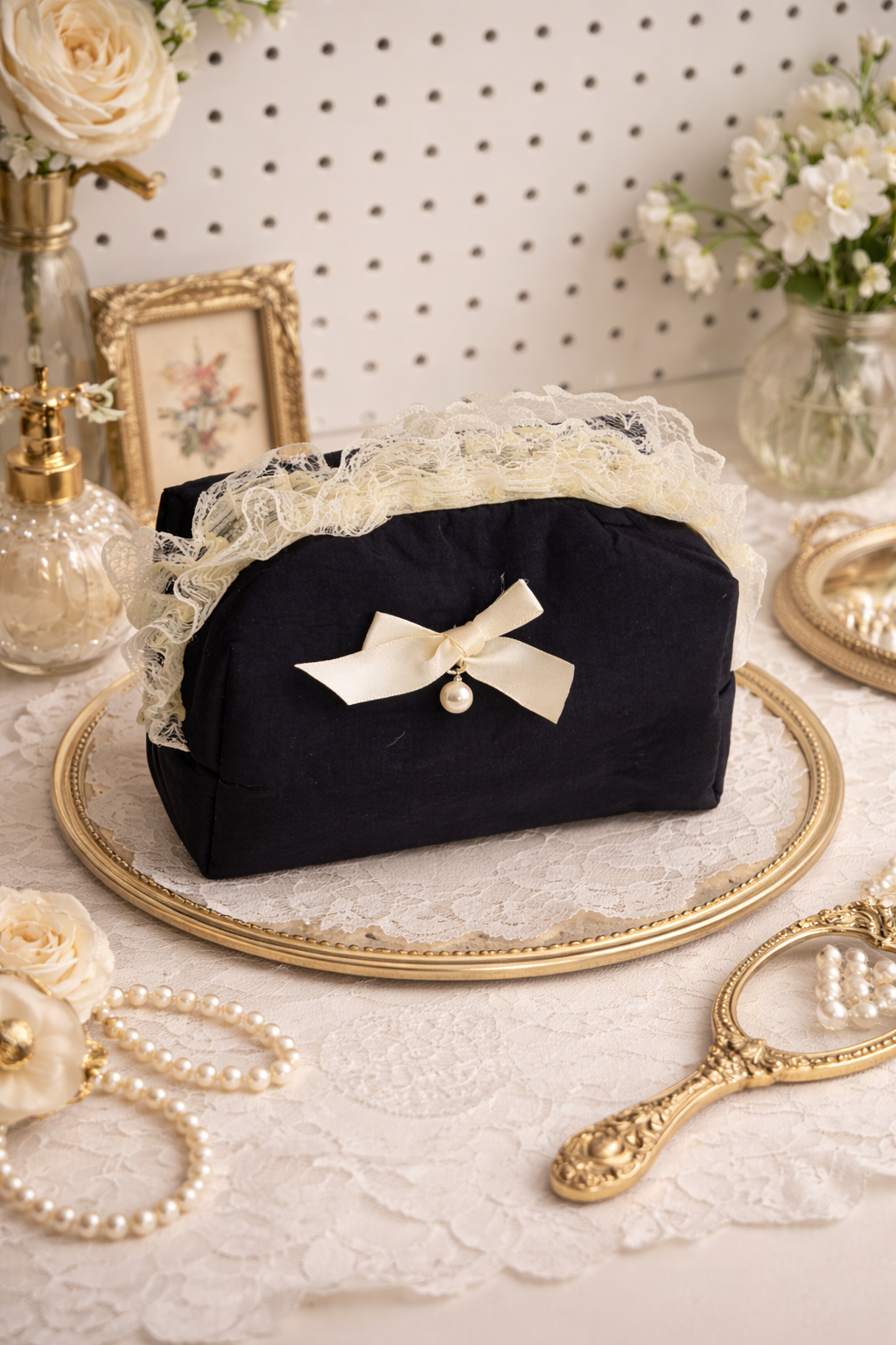 Midnight Pearl Pouch