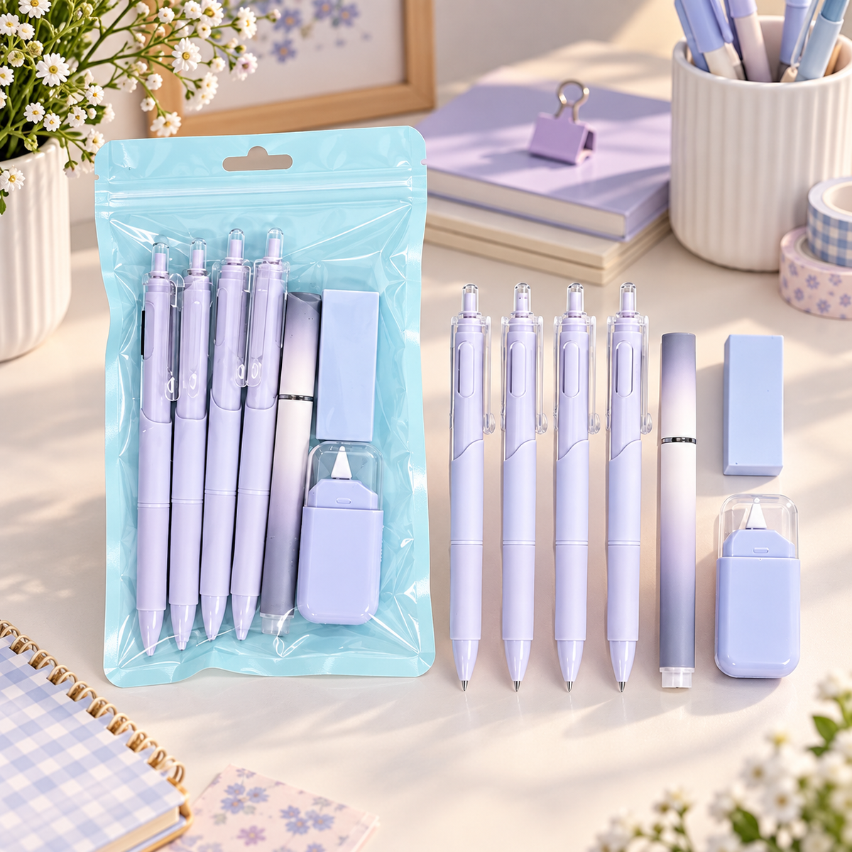 Pen & Correction Tape Set